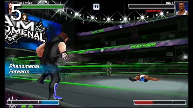 wwe mayhem game Top10 Signature Moves смотреть онлайн
