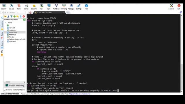 Word Count program on Hadoop ecosystem using python смотреть онлайн