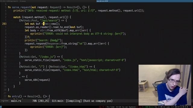 Rust Web Development (Search Engine Ep.02) смотреть онлайн