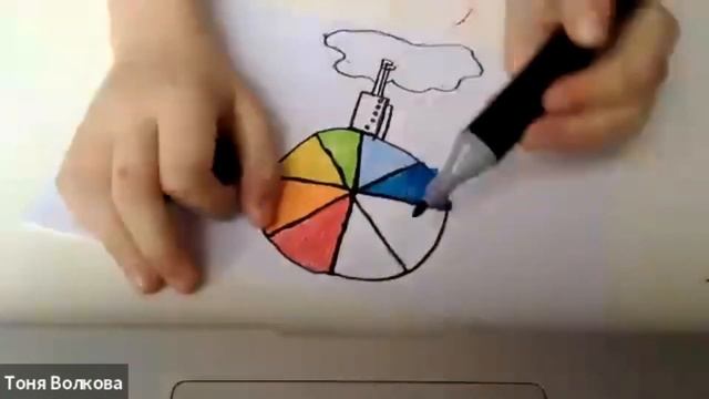 Рисуем яркую иллюстрацию ▶ Рисование смотреть онлайн