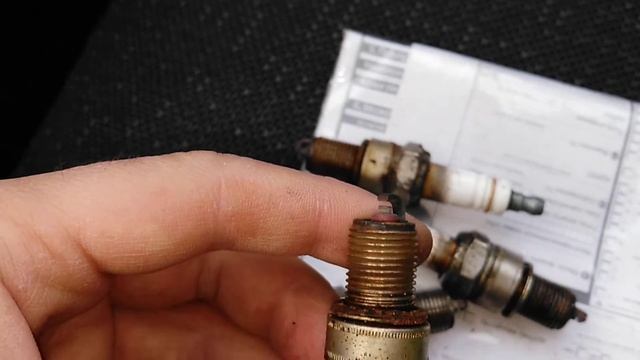 Свечи А17ДВРМ с пробегом 17000 км