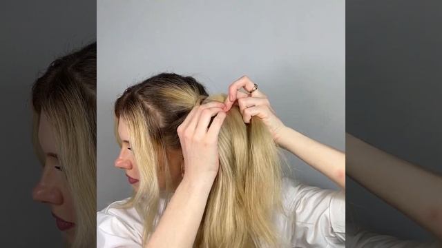 ПРОСТАЯ ПРИЧЕСКА ИЗ ТИК ТОК ЗА 5 МИНУТ / Easy 5 minutes Tik Tok hairstyle / Viral hairstyle смотреть онлайн