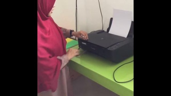 How to copy a document using printer canon MP230