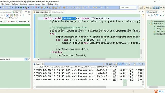 84 尚硅谷 MyBatis 扩展 批量 BatchExecutor&Spring中配置批量sqlSession смотреть онлайн
