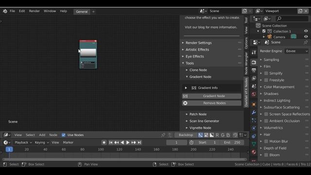 Blender 2.8: VFX Nodes (Version 1.2) [Addon] смотреть онлайн