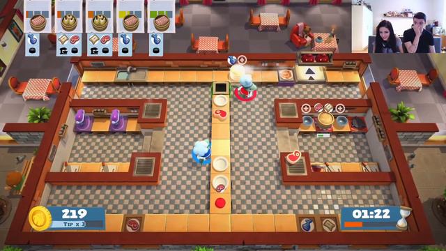 Overcooked! 2 Coop Gameplay #1 смотреть онлайн