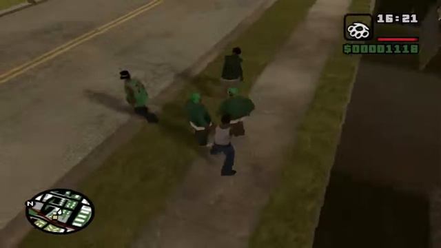 GTA SAN ANDREAS Миссия №6(Шмотки и Автоматы Калашникова) смотреть онлайн