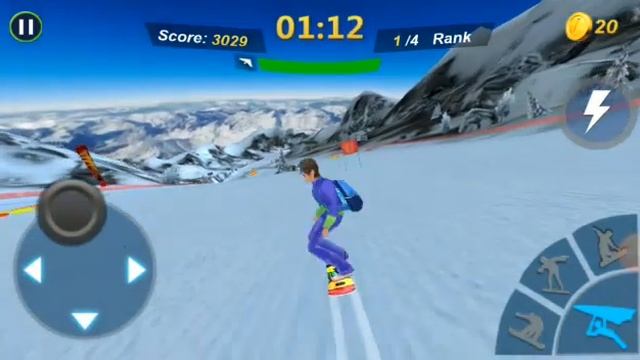 Snowboard Master is #1 3D winter extreme sports simulator game on Android IOS 3D 2.0 game play смотреть онлайн