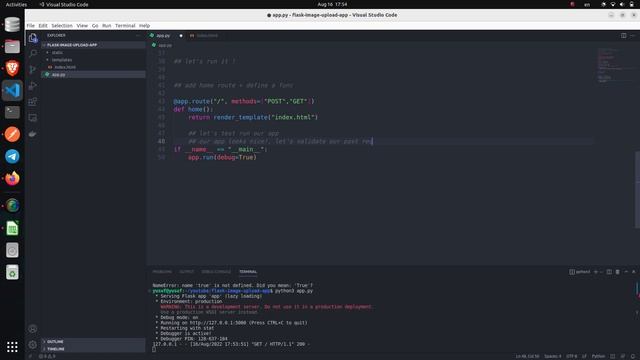 How to Code a Simple Flask Images Upload App смотреть онлайн