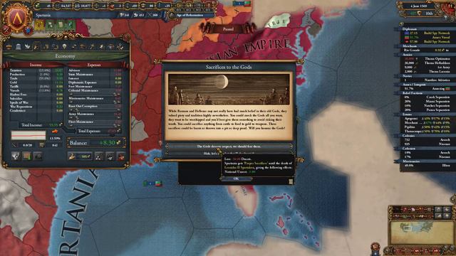 EU4 - Third Odyssey - Spartania #13 - Status of the Ports смотреть онлайн