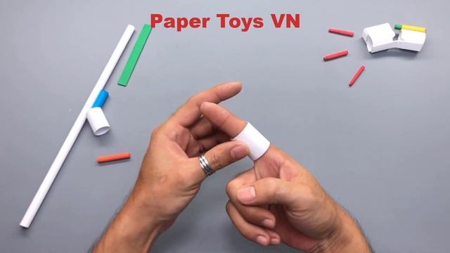 Make a Paper finger gun | Diy mini paper gun | Origami simple paper gun смотреть онлайн