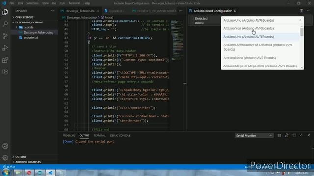 Descargar ficheros txt, csv de servidor web del Ethernet Shield W5100 Arduino смотреть онлайн