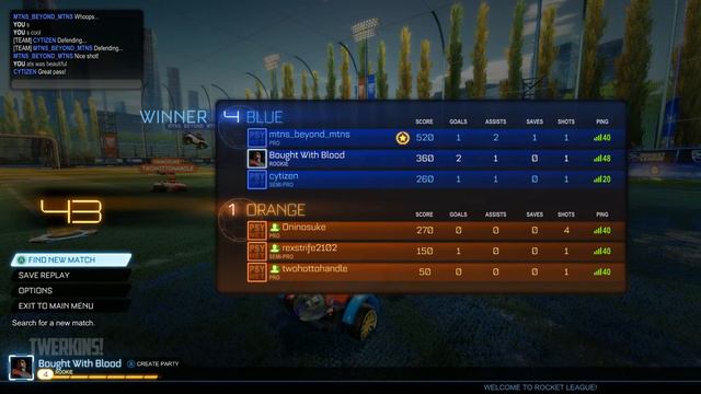 Rocket League Gameplay 3v3 смотреть онлайн