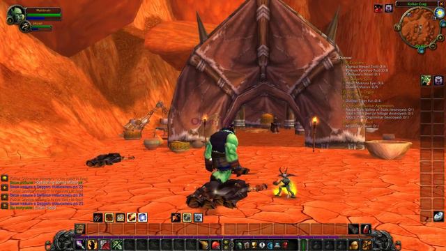 World of Warcraft (Vanilla)__(affliction warlock)__Деревня Сенджин!№2 смотреть онлайн