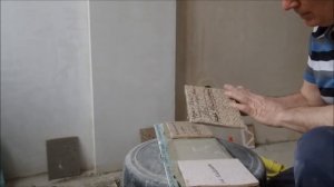 Как приклеить отвалившуюся кафельную плитку .  Эксперимент 4