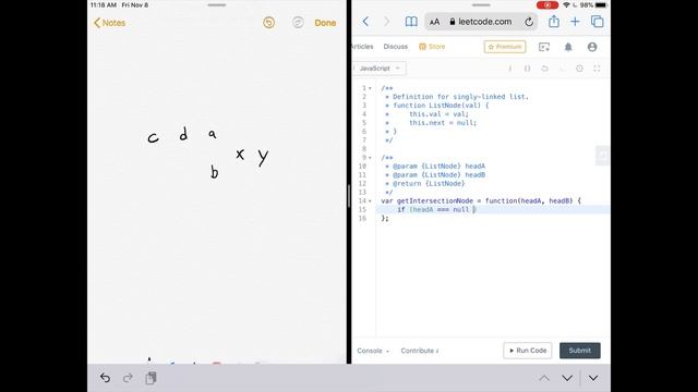 Intersection of Two Linked Lists | LeetCode 160 | Amazon Coding Interview Tutorial смотреть онлайн
