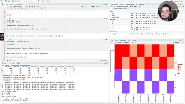 How to make a heatmap in R with complexheatmap смотреть онлайн