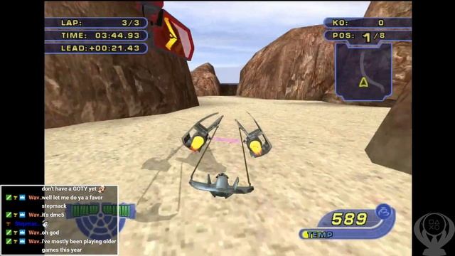 Star Wars Racer Revenge 100% (Pod Father) смотреть онлайн