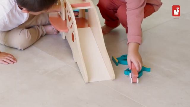 Janod Drevená garáž pre deti Dinosaurus Dino смотреть онлайн
