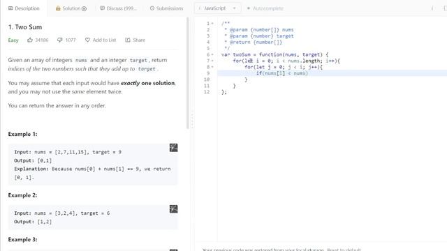 #1 Two Sum LeetCode solution смотреть онлайн