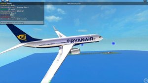 Boeing 737-800 or 737 MAX 8?! RYANAIR Private flight. (ROBLOX FLIGHT)