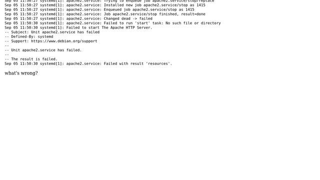 apache2.service: Failed to run 'start' task: No such file or directory (2 Solutions!!) смотреть онлайн