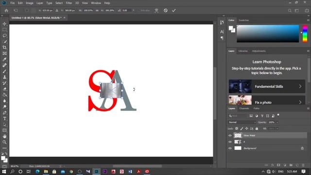 How To Create Logo Using Photoshop | Simple Way | In Malayalam | S and A Studio | смотреть онлайн