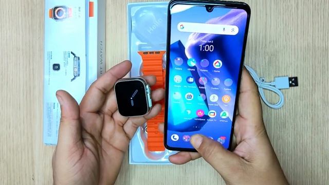 T800 Ultra Smart Watch ? T800 Ultra Smart Watch Unboxing And Full Review | How To Connect T800 Ultr