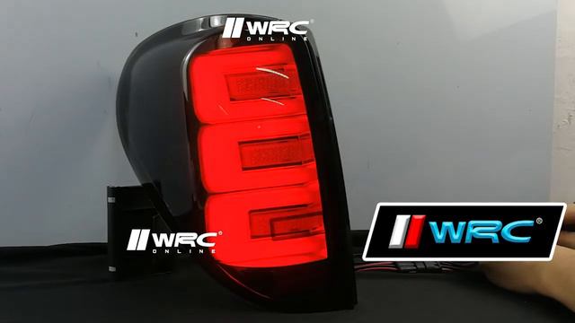 Mitsubishi Triton L200 2005 - 2014 Light Bar Tail Lamp ( Dark Smoke + Red Line ) смотреть онлайн