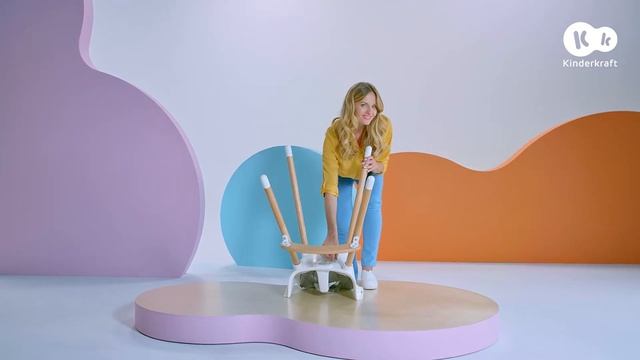 Kinderkraft SIENNA 2-in-1 high chair How to video | Tutorial смотреть онлайн