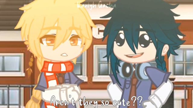 "Aren't they so cute?" || meme || Xiaolumi Ft.Aether and Venti || Modern/School AU || Genshin Impac смотреть онлайн