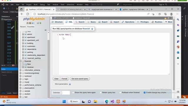 How to reset Auto Increment numbers in MYSQL Database | phpMyAdmin tutorial смотреть онлайн