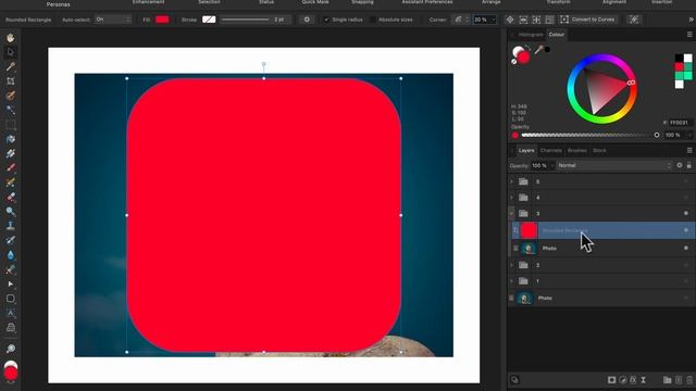 Create a Border or Frame Around an Image in Affinity Photo V2 смотреть онлайн