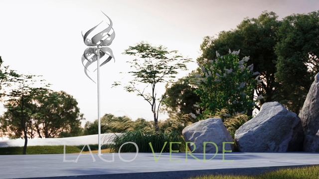 Ветряная кинетическая скульптура "Lonicera" смотреть онлайн