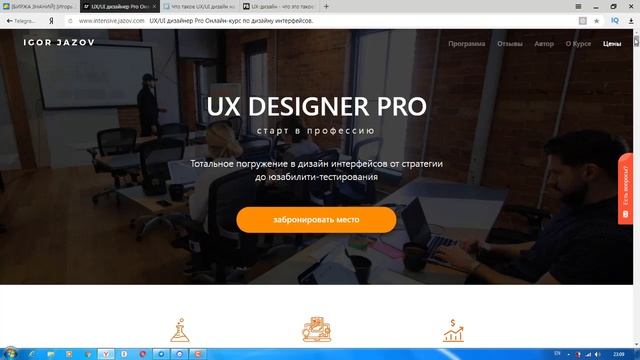 UX DESIGNER 2.0. Обучающий видеокурс по востребованной профессии Ux Designer. UX дизайн.