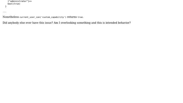 Wordpress: current_user_can() always returns true if user is super admin смотреть онлайн