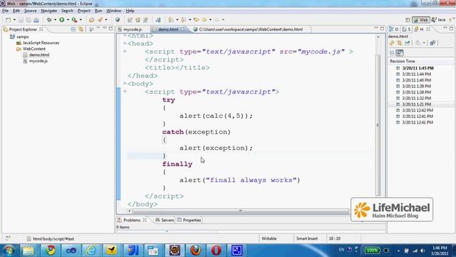 The finally Block in JavaScript смотреть онлайн