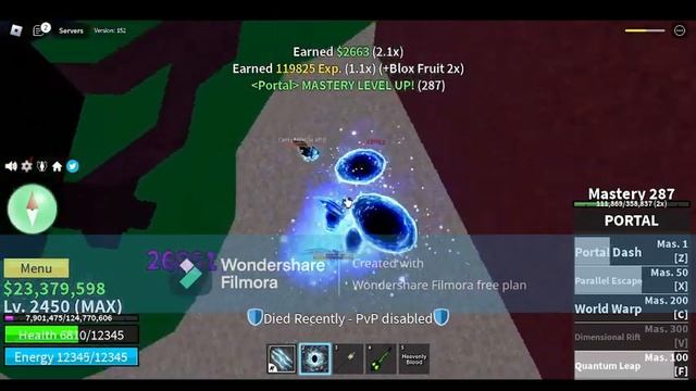 How To Grind With Portal Fruit || Blox Fruit смотреть онлайн