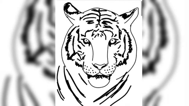 Как рисовать тигра на планшете смотреть онлайн