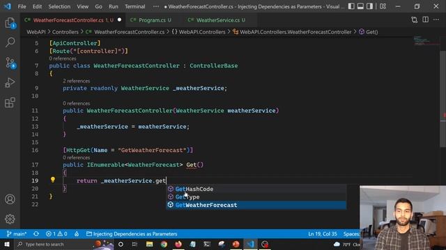 Injecting Dependencies as Action Parameters in .NET7 смотреть онлайн