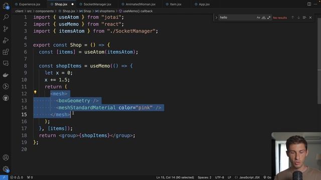 Multiplayer Game Tutorial with R3F & Socket.io: Shop смотреть онлайн