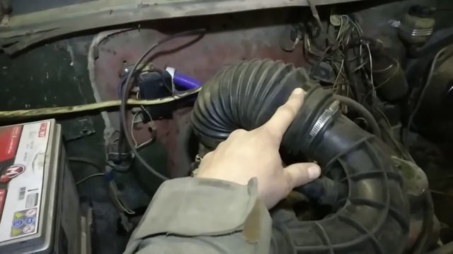 Воздушный фильтр ВАЗ 2112 на УАЗ 469