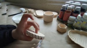 Декор из гипса.Чем обработать гипсовые фигуры.Покрытие акриловым лаком. Handmade.Молды.Молд.г16