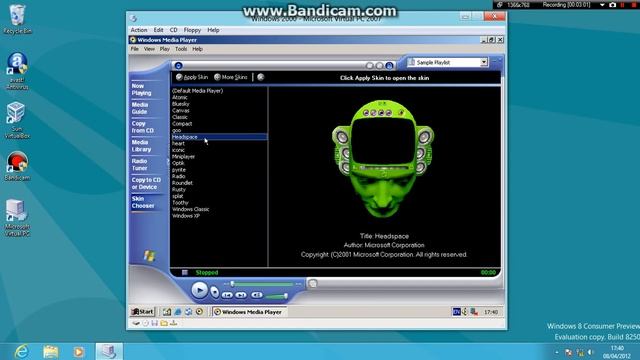 Windows Media Player 8 on Windows 2000 смотреть онлайн