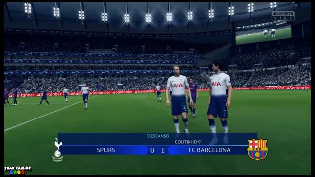 FIFA 19 (Nintendo Switch) UEFA CHAMPIONS LEAGUE - TOTTENHAM vs FC BARCELONA смотреть онлайн