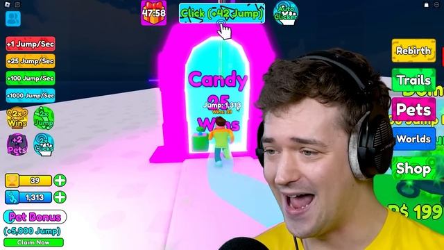 EVERY CLICK = +1 JUMP! (Roblox) смотреть онлайн