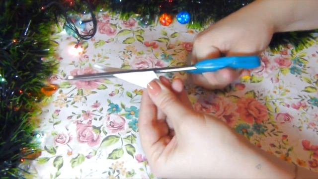 Простая снежинка-пушинка из бумаги | Украшение к новому году | DIY смотреть онлайн