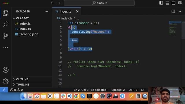 #12: TypeScript do while loop | Increment prefix postfix operators смотреть онлайн