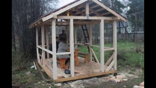 Простая беседка своими руками смотреть онлайн