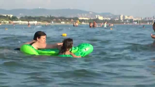 Пляж Анапы, 07.07.2015, вечер смотреть онлайн